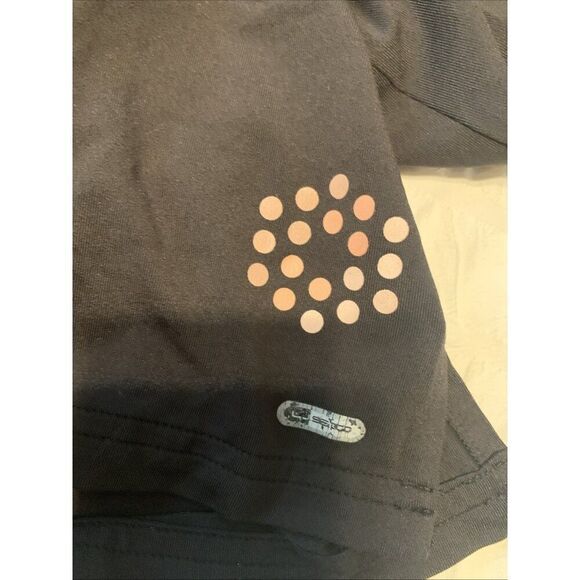 Puma Black Long Sleeve Button Down Polo Soft Stretchy Top medium - Picture 7 of 7